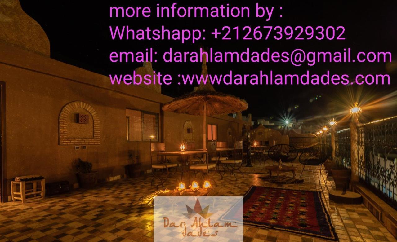 Bed and Breakfast Dar Ahlam Dades Ait Ouaddar Exterior foto